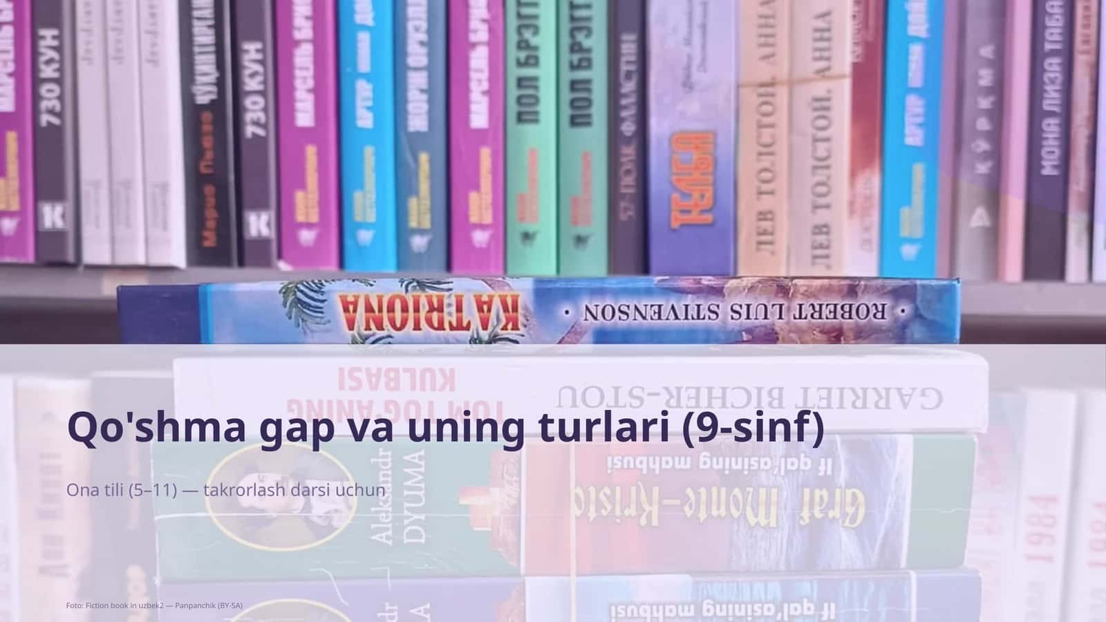 Qo'shma gap va uning turlari (9-sinf) 1