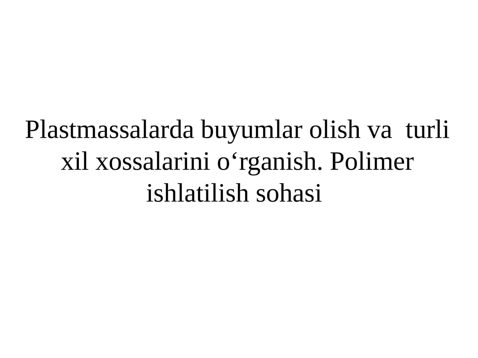 Polietilen (PE) 1