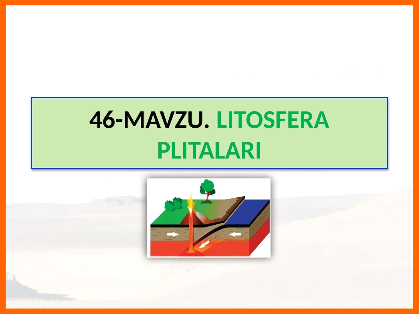 Litosfera Plitalari 1