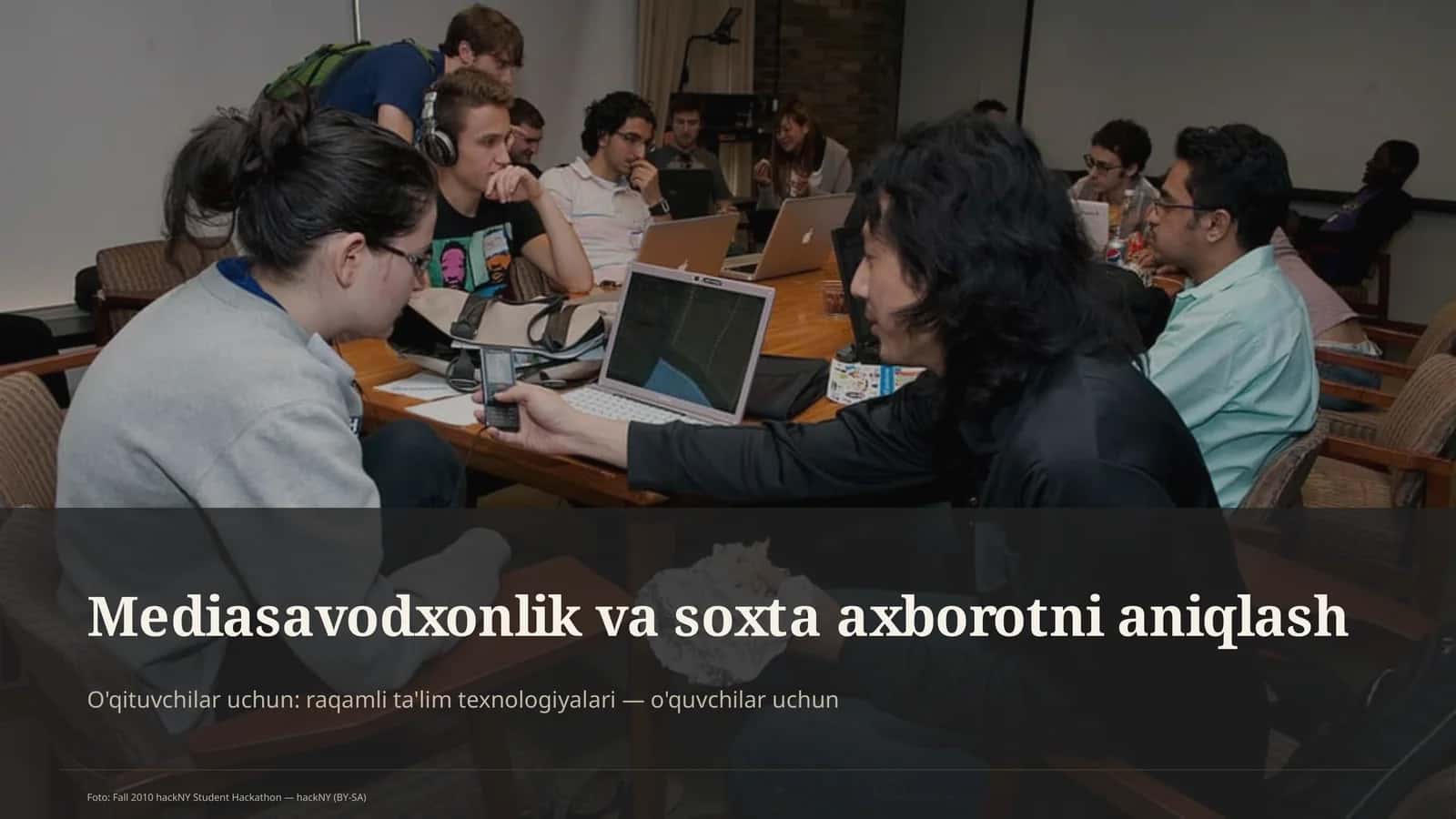 Mediasavodxonlik va soxta axborotni aniqlash 1