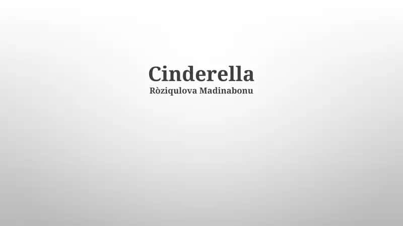 Cinderella 1