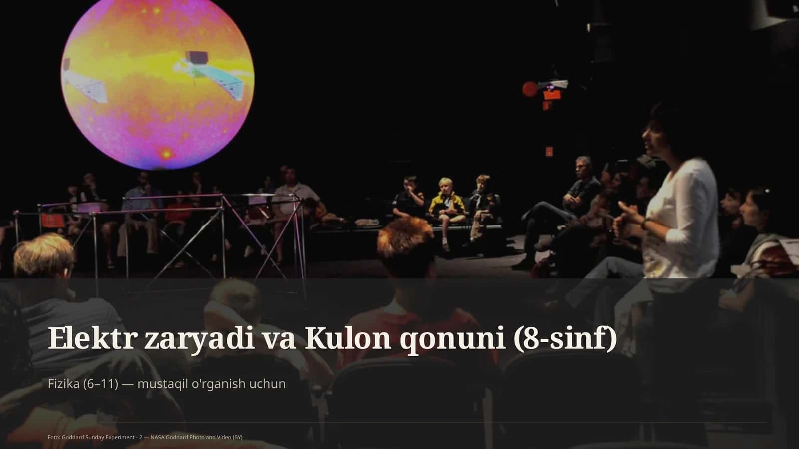 Elektr zaryadi va Kulon qonuni (8-sinf) 1