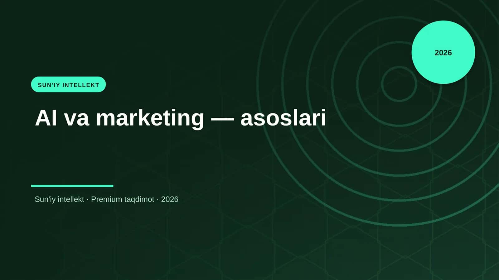 AI va marketing — asoslari 1