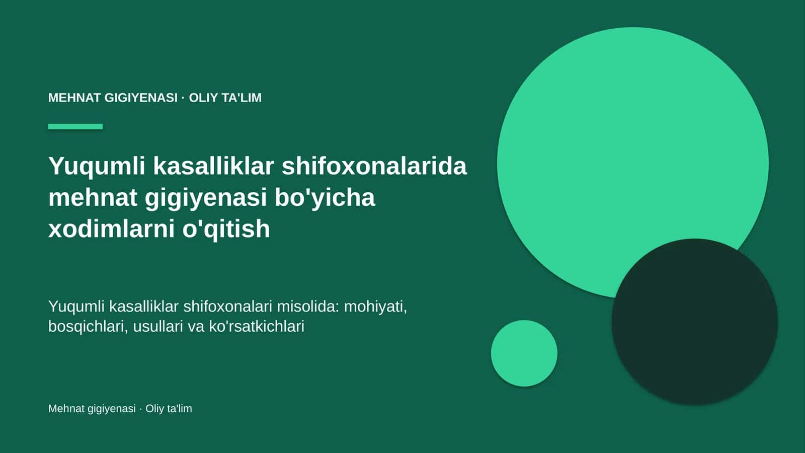 yuqumli kasalliklar shifoxonalarida mehnat gigiyenasi bo'yicha xodimlarni o'qitish 2763 1