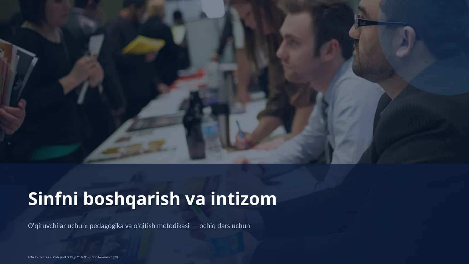 Sinfni boshqarish va intizom 1