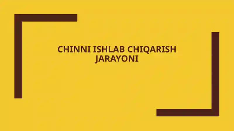 Chinni ishlab chiqarish jarayonida xom ashyo tayyorlash va tanlash jarayoni