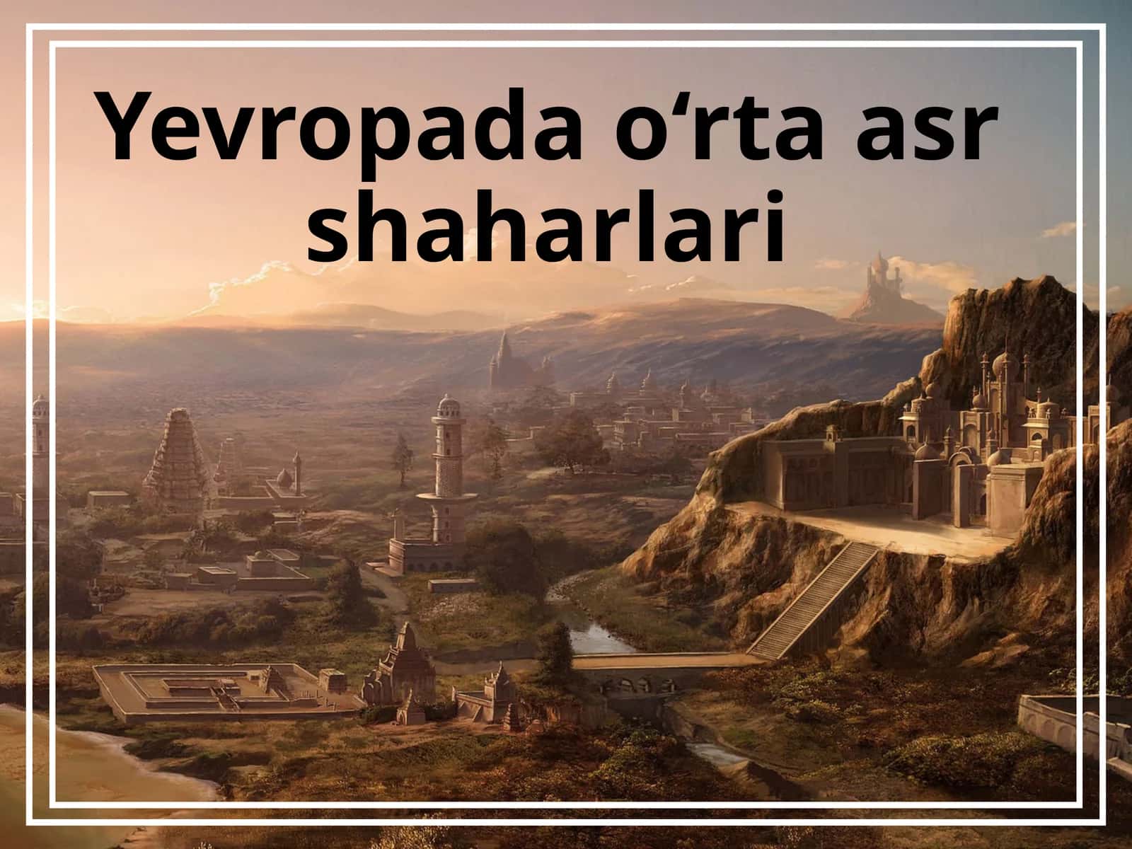 Yevropada o‘rta asr shaharlari 1