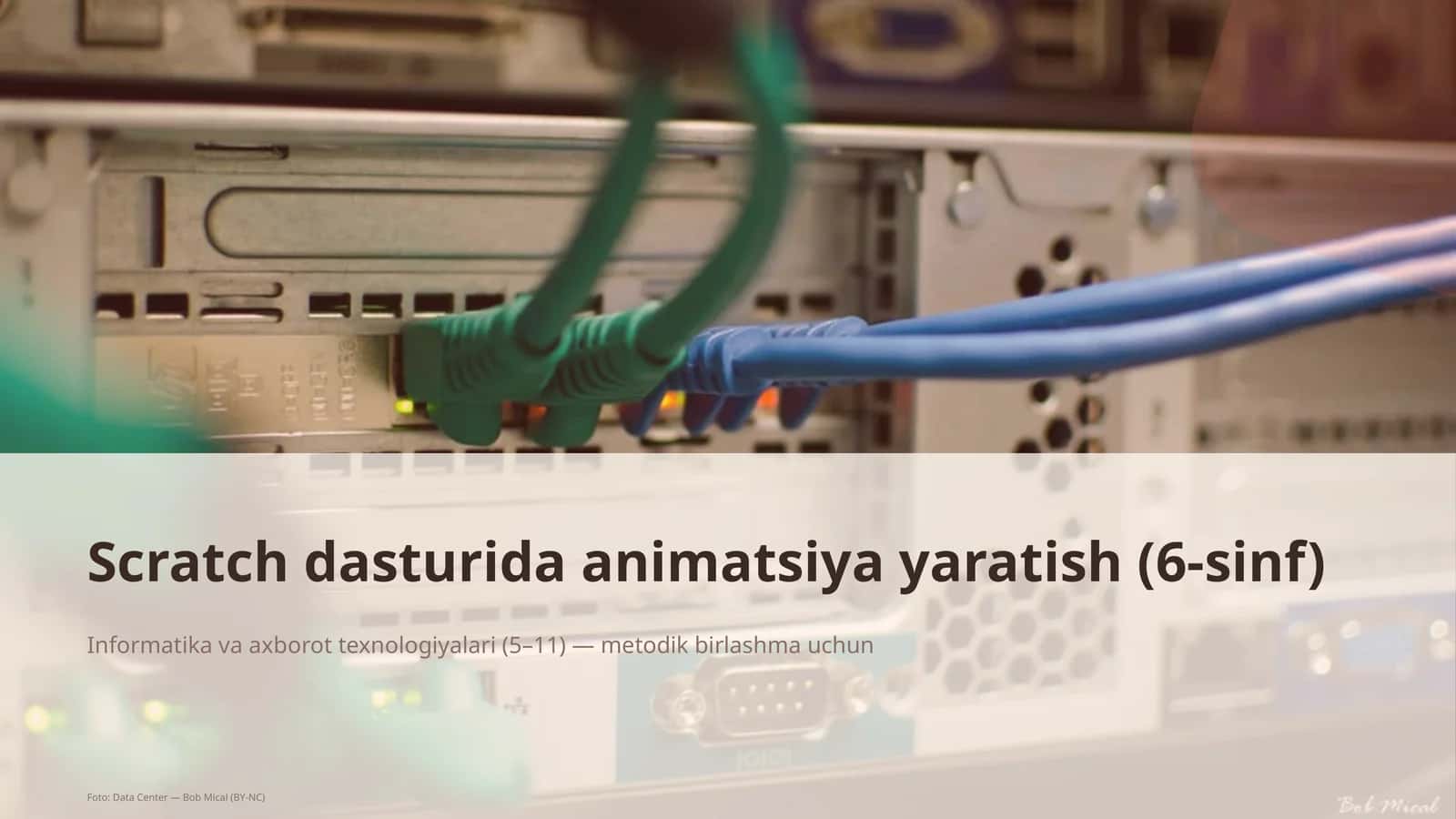 Scratch dasturida animatsiya yaratish (6-sinf) 1