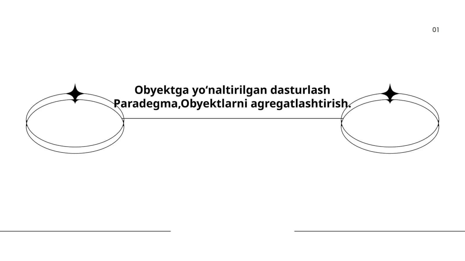 Obyektga yoʻnaltirilgan dasturlash Paradegma 1