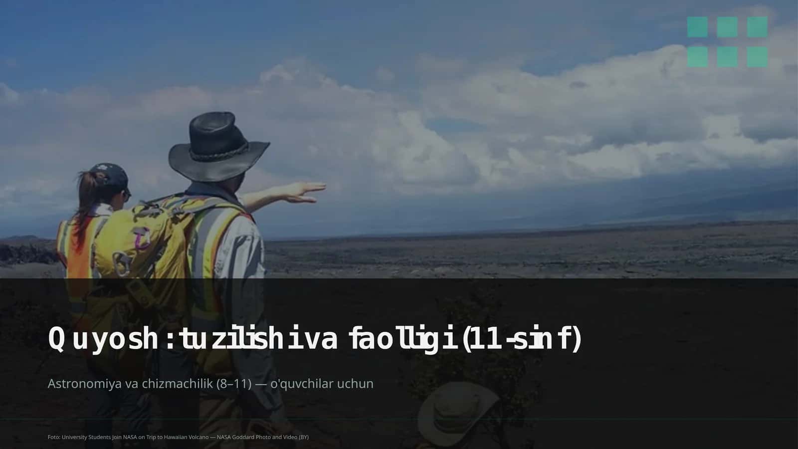 Quyosh: tuzilishi va faolligi (11-sinf) 1