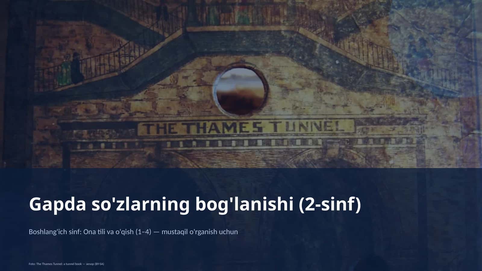 Gapda so'zlarning bog'lanishi (2-sinf) 1