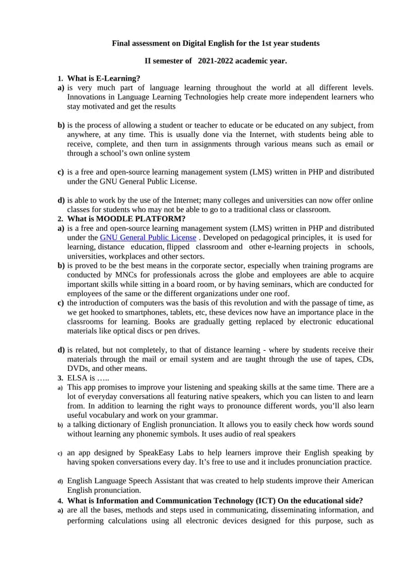 E-Learning 1