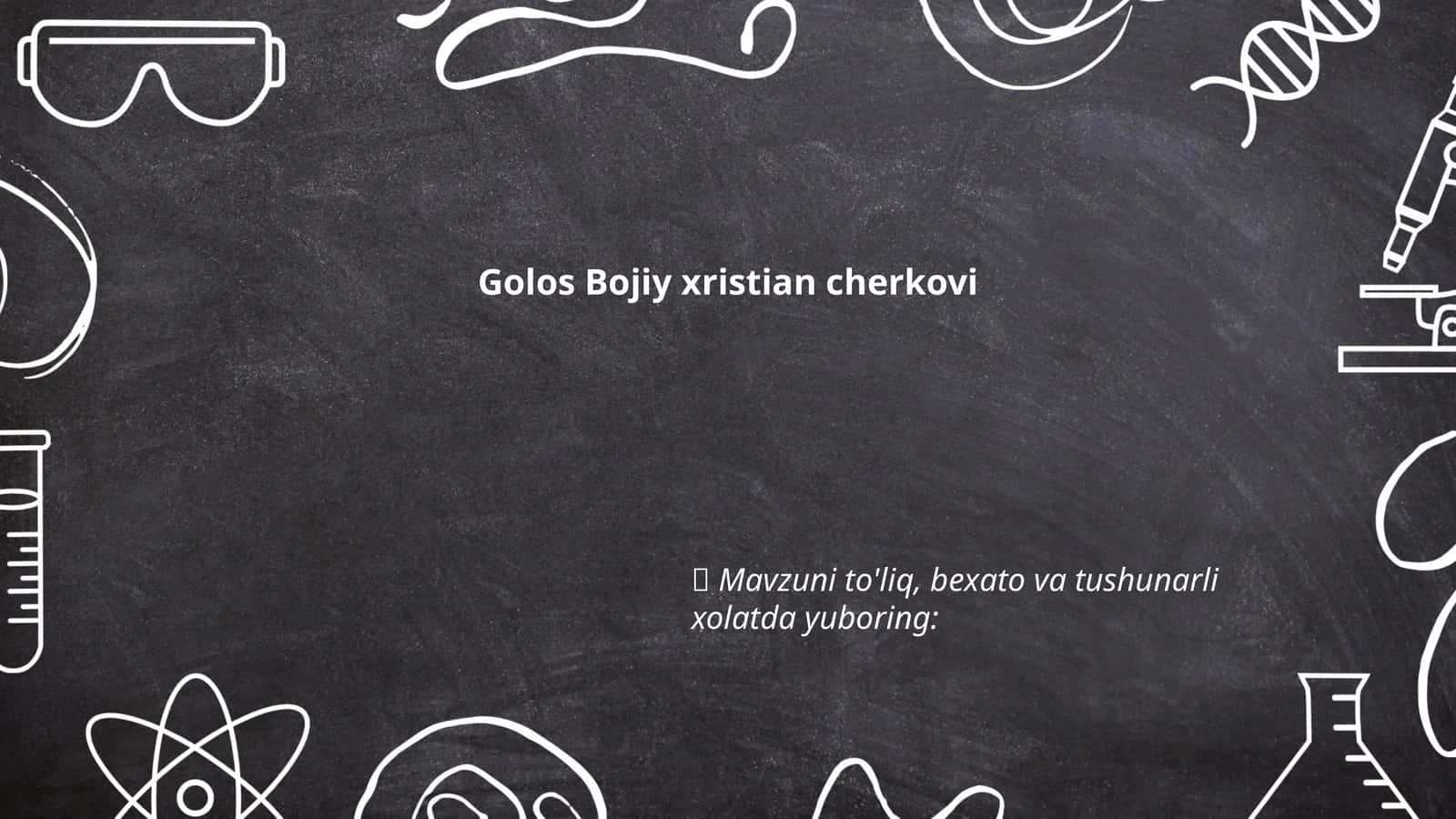 Xudo va Uning Kalomi 1