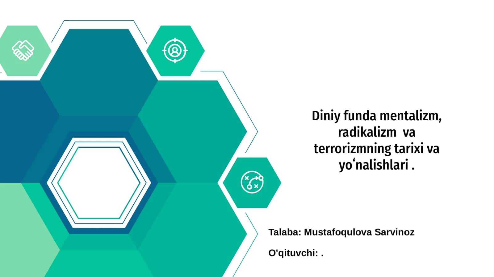 Diniy fundamentalizm, radikalizm va terrorizm 1