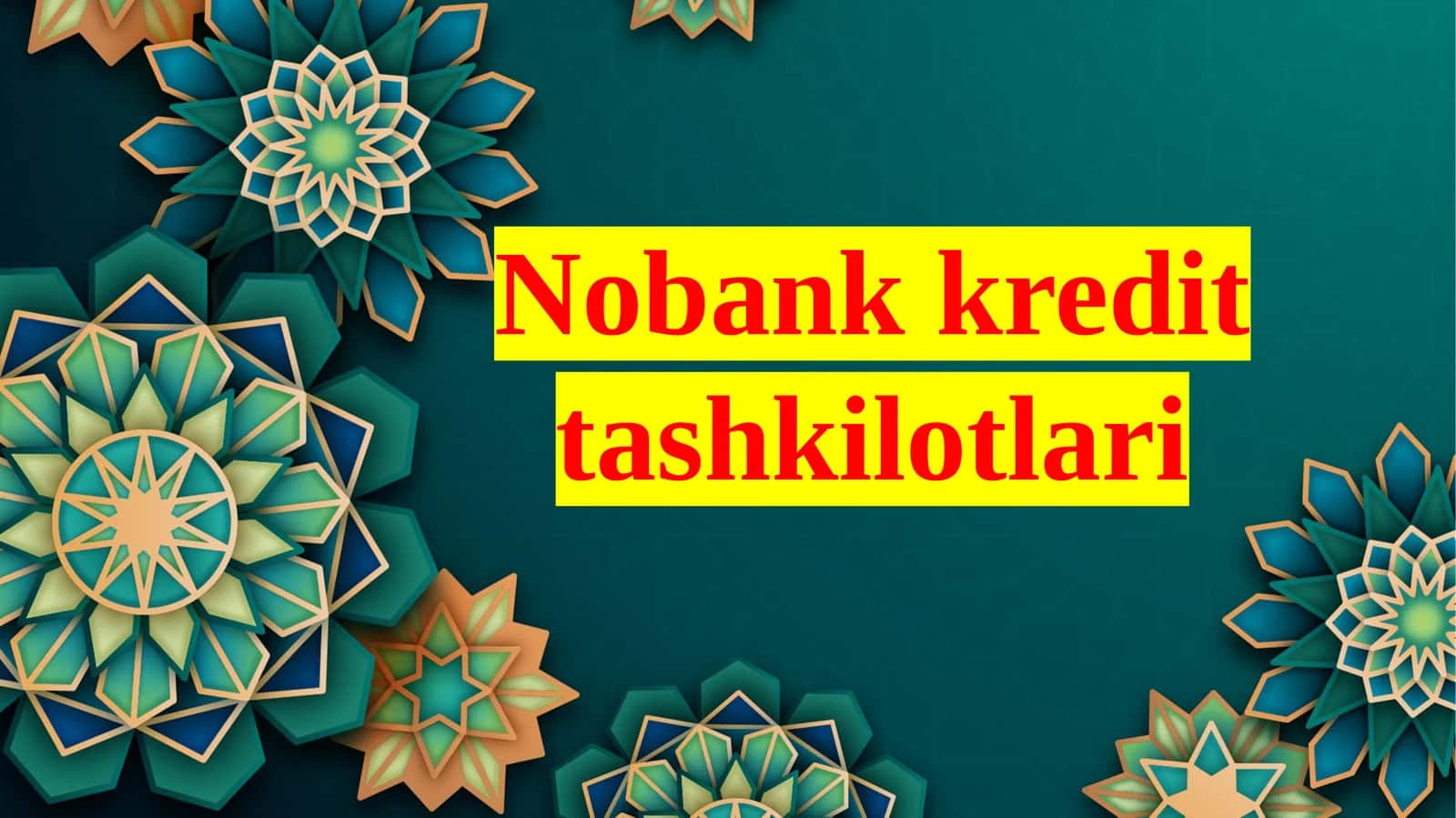Nobank kredit  tashkilotlari 1