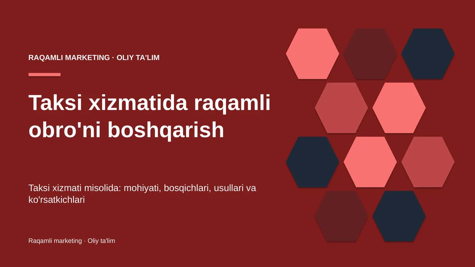 taksi xizmatida raqamli obro'ni boshqarish 7127 1