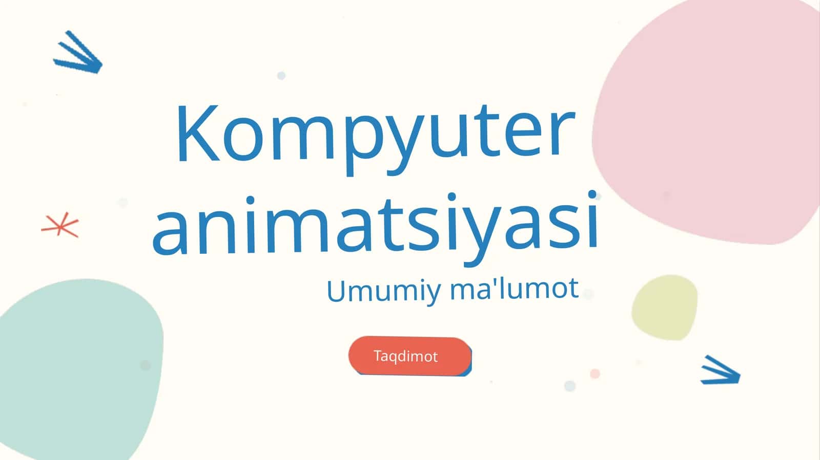 Kompyuter animatsiyasi 1