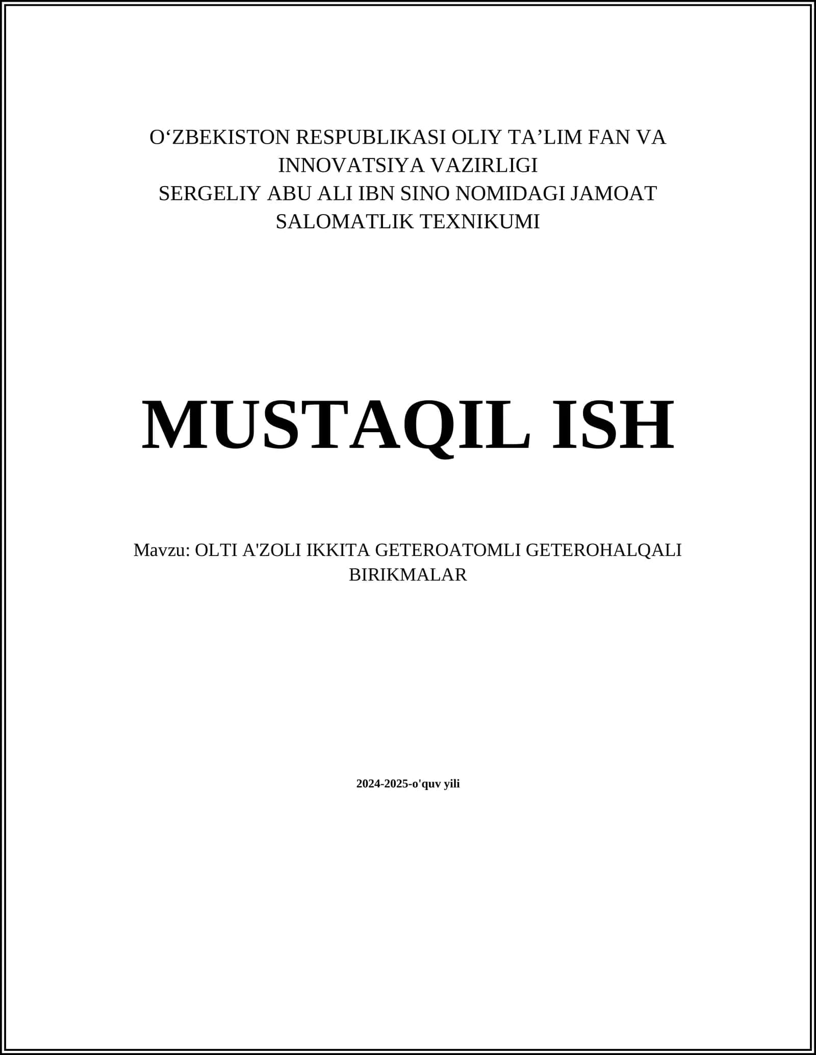 Geterohalqali birikmalar 1