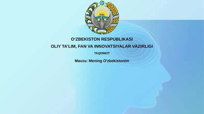 Mening O'zbekistonim 1