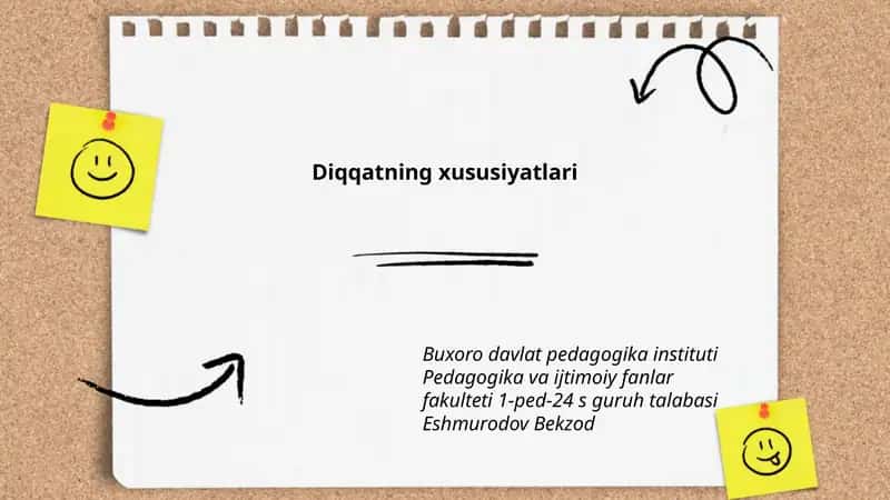 Diqqatning xususiyatlari 1