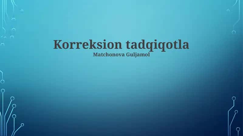 Tuproqning Kimyoviy Xususiyatlari 1