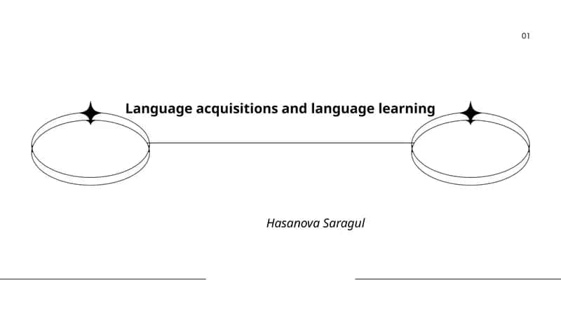 Language acquisitions and language learning 1