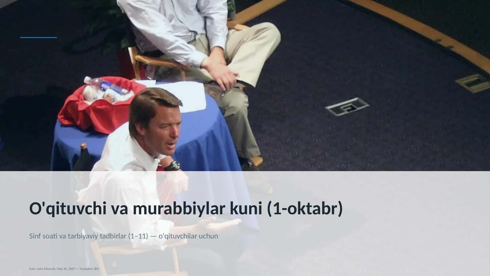 O'qituvchi va murabbiylar kuni (1-oktabr) 1