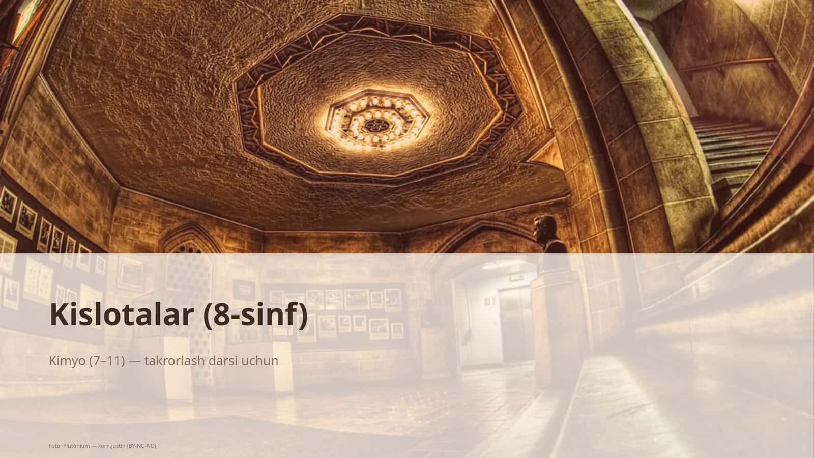 Kislotalar (8-sinf) 1