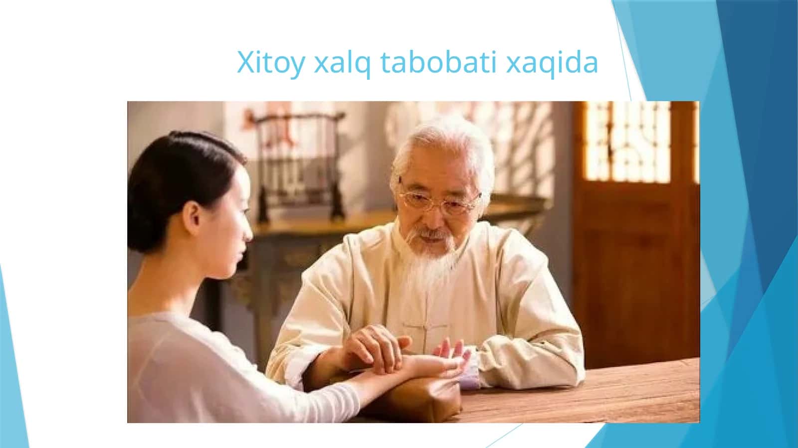Xitoy xalq tabobati xaqida 1