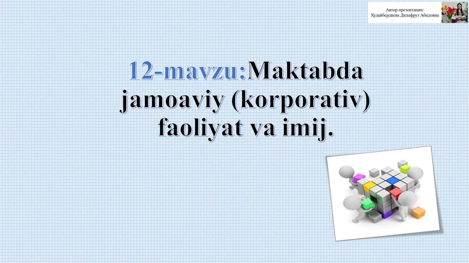 Ijtimoiy madaniyat 1