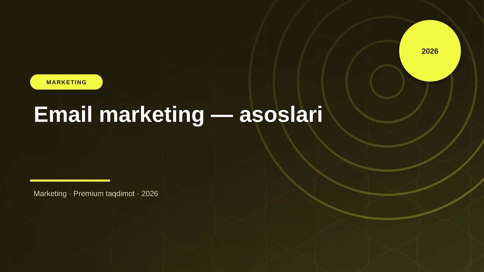 Email marketing — asoslari 1