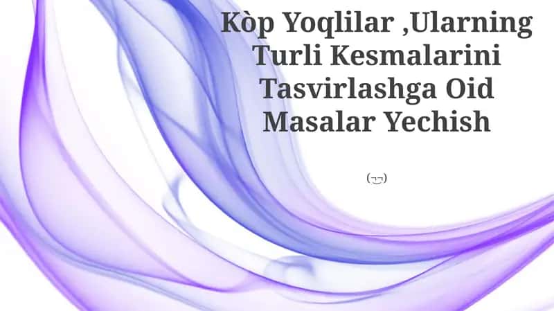 Kòp Yoqlilar 1