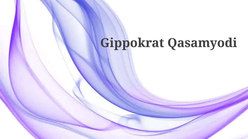 Gippokrat Qasamyodi 1