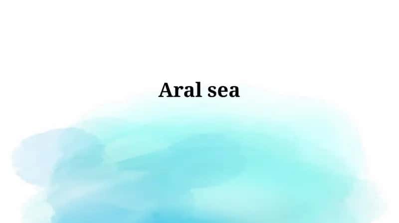 Aral Sea Crisis: Causes and Consequences 1
