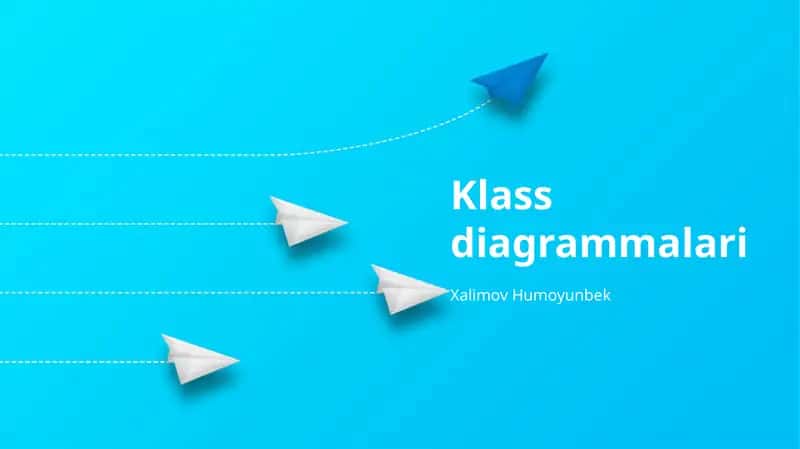 Klass diagrammalari 1