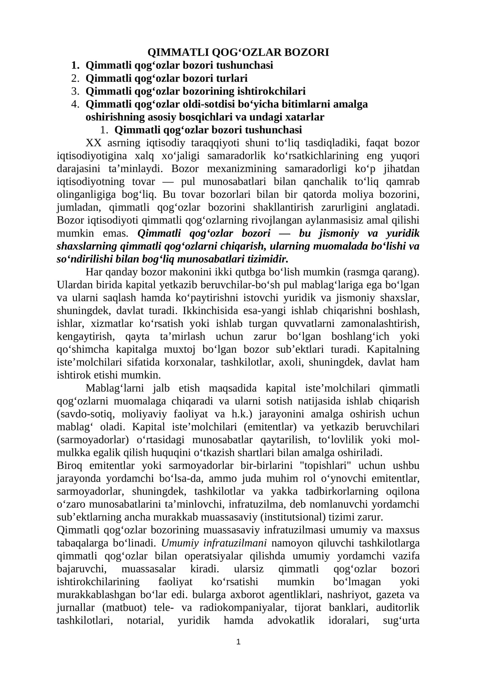 QIMMATLI QOG‘OZLAR BOZORI 1
