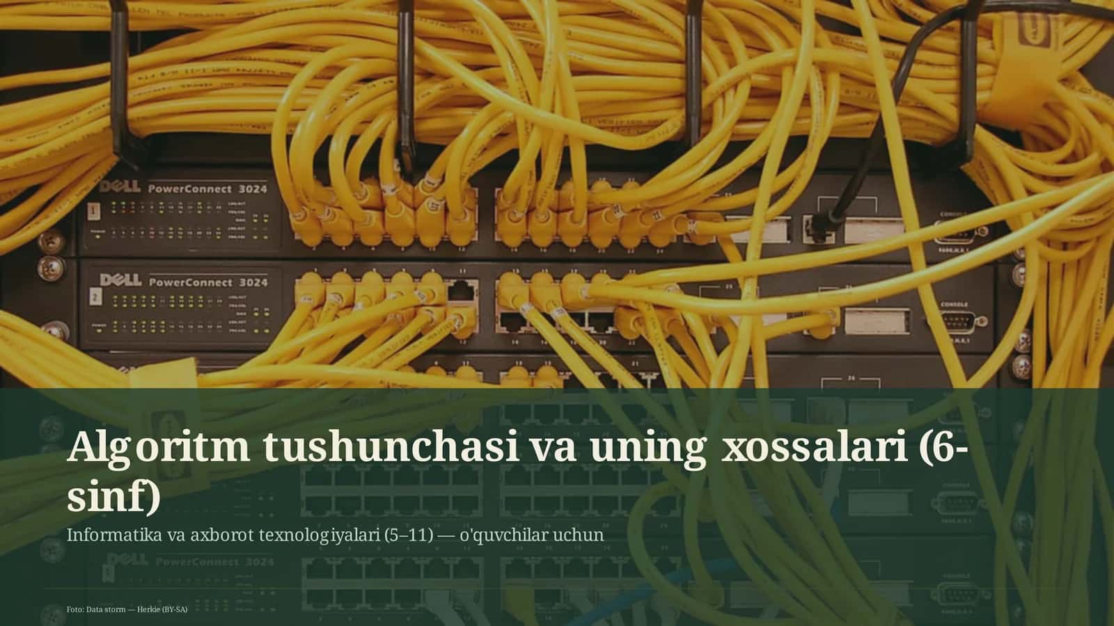 Algoritm tushunchasi va uning xossalari (6-sinf) 1