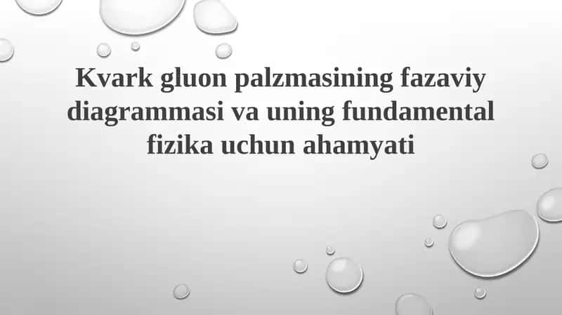 Kvark-gluon plazmasi 1