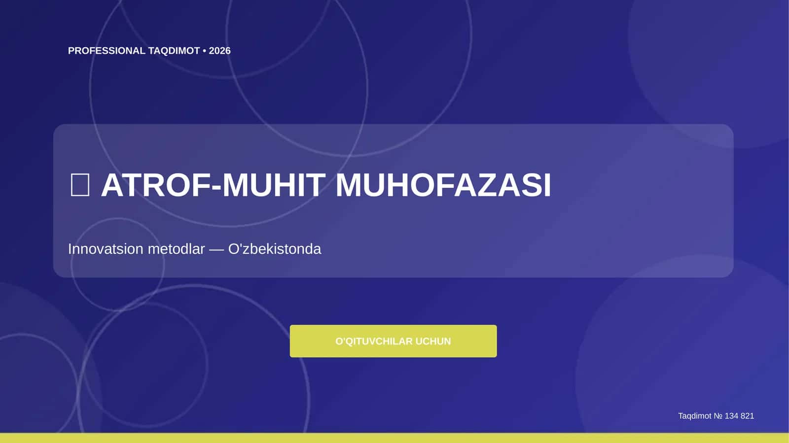 ATROF-MUHIT MUHOFAZASI 1