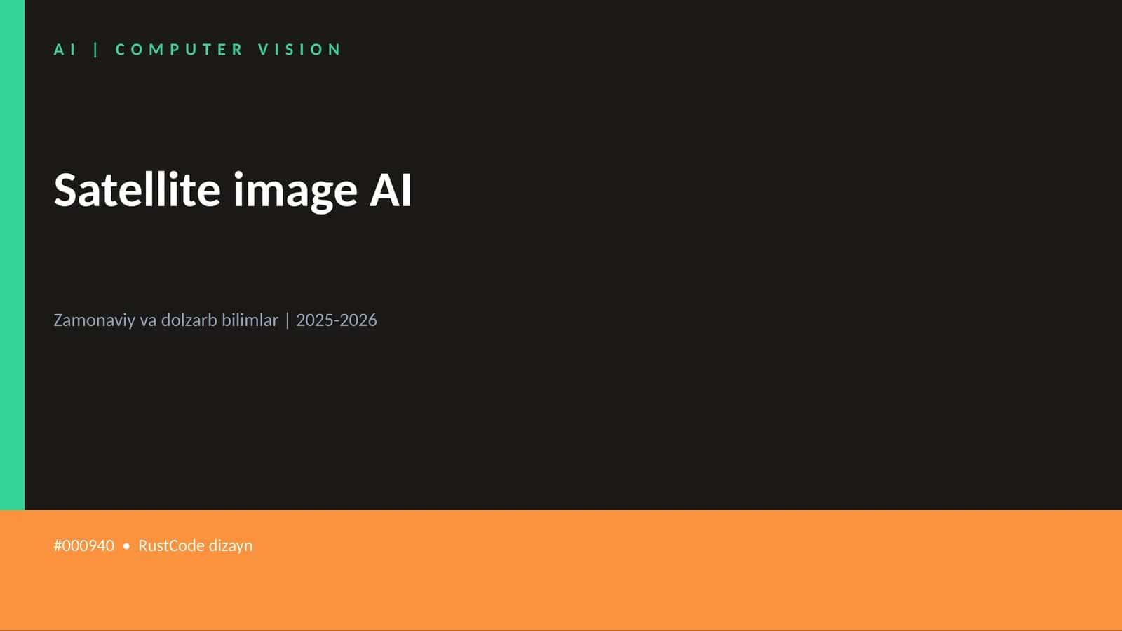 Satellite image AI 1