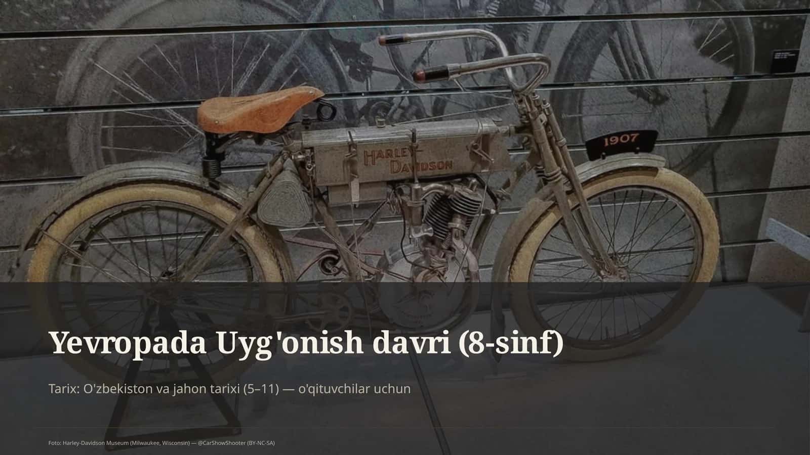 Yevropada Uyg'onish davri (8-sinf) 1