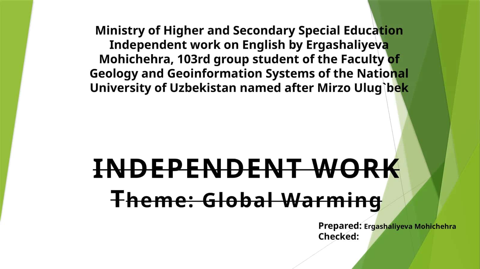 Global Warming 1