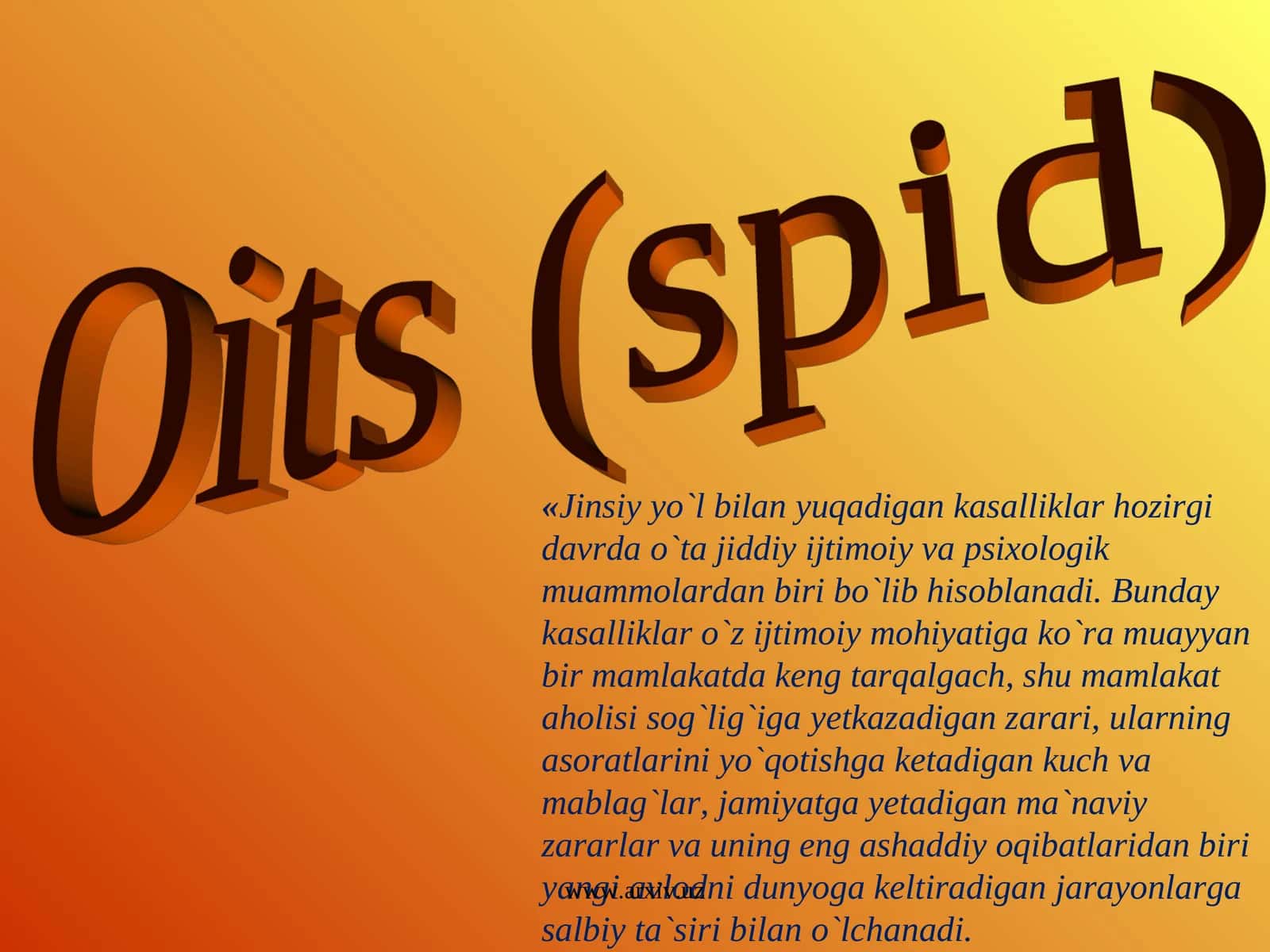 Oits (spid) 1