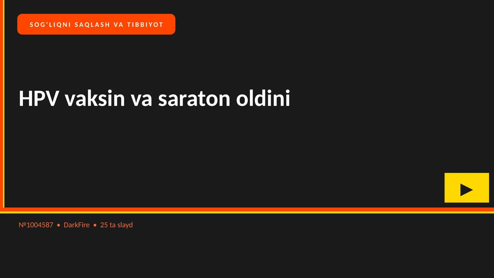 HPV vaksin va saraton oldini 1