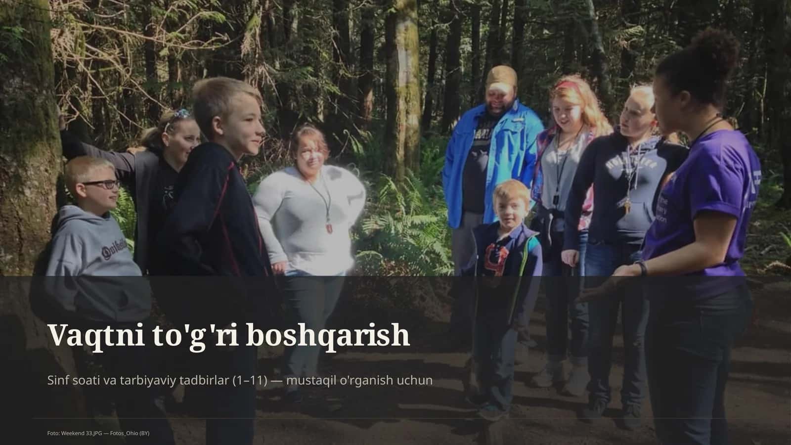 Vaqtni to'g'ri boshqarish 1