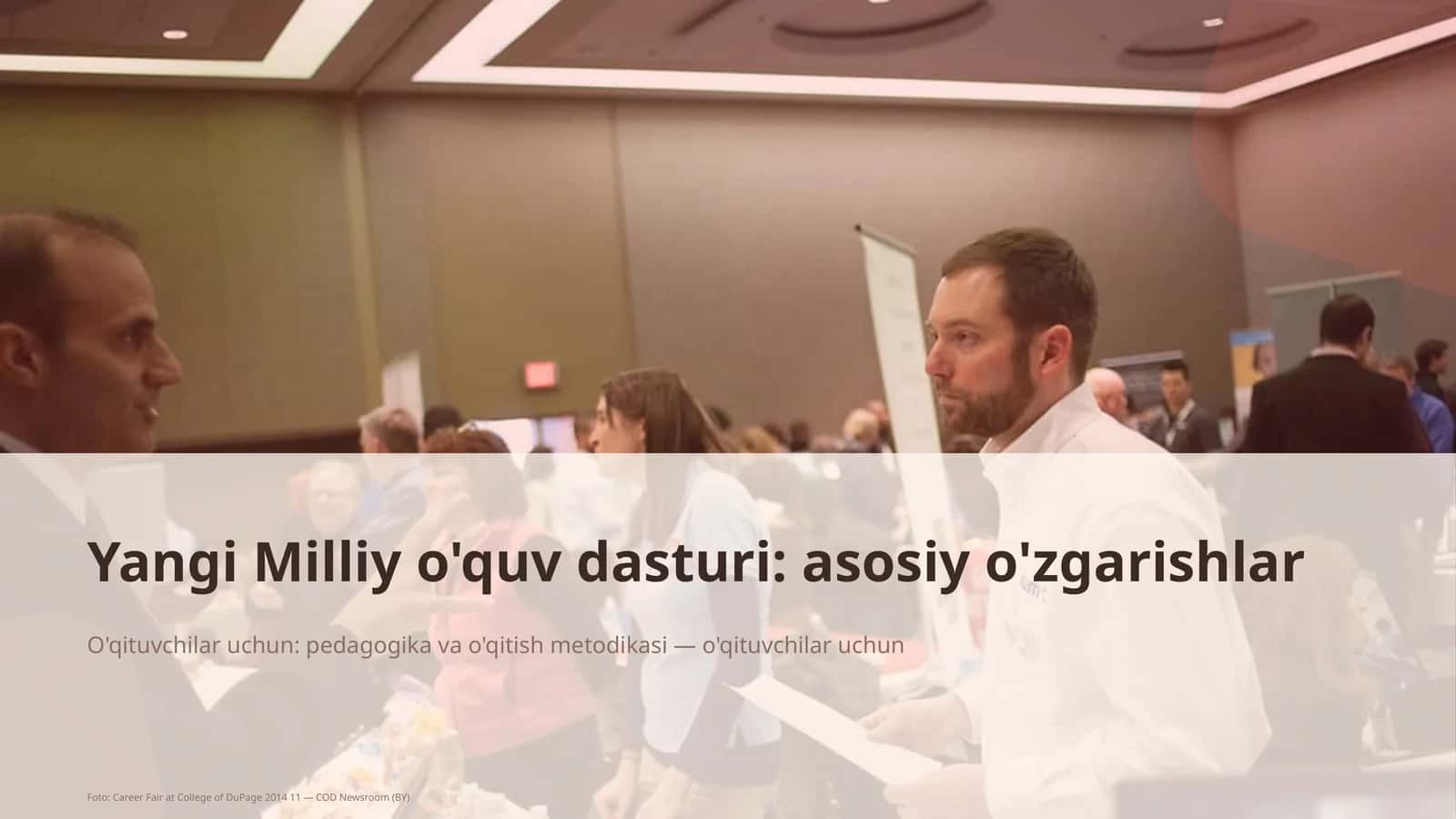 Yangi Milliy o'quv dasturi: asosiy o'zgarishlar 1