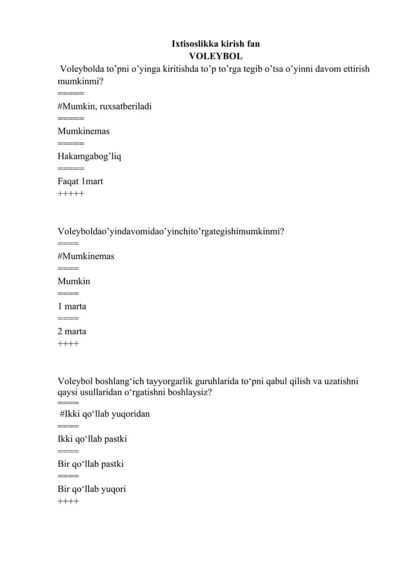 Voleybol 1