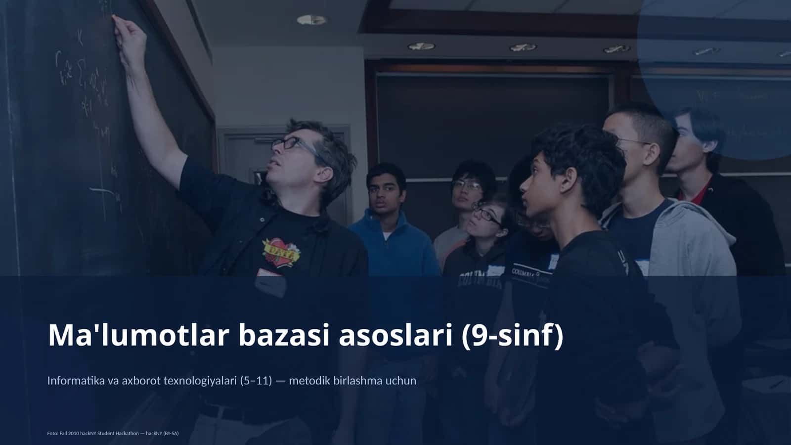 Ma'lumotlar bazasi asoslari (9-sinf) 1