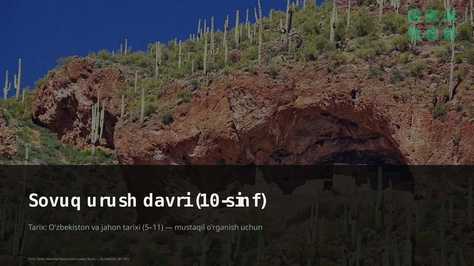 Sovuq urush davri (10-sinf) 1