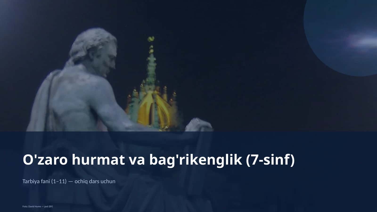 O'zaro hurmat va bag'rikenglik (7-sinf) 1